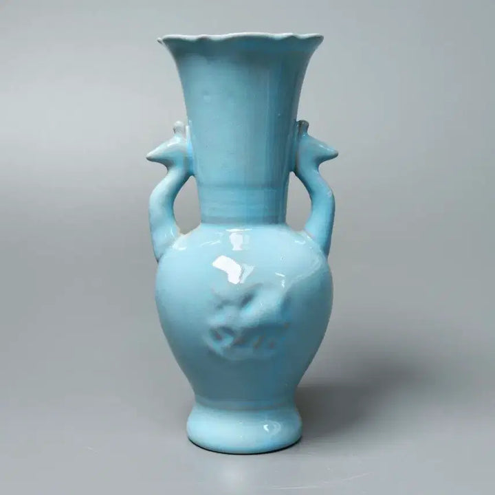 [SOLD OUT] 송대 여요 청자 봉황이 부착된 화병 중국도자기 골동품 고미술품 수집품