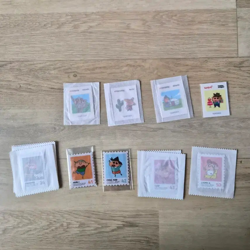 [BUNJANG] Crayon Shin-chan Character Stamp Set (10 pcs) / 짱구는 못말려
