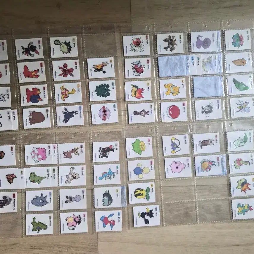 [BUNJANG] Pokemon Stickers Bulk Sale / 포켓몬 띠부씰 대량 판매