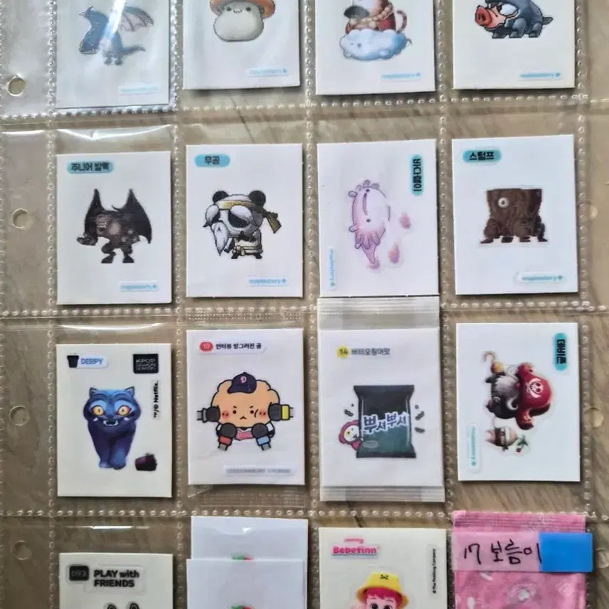 [BUNJANG] MapleStory Sticker Collection / 메이플스토리 띠부띠부씰외