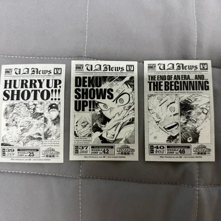 [BUNJANG] My Hero Academia Original Art Exhibition Exclusive Bundle Set / 히어로 아카데미아 나히아 원화전 입장특전 일괄