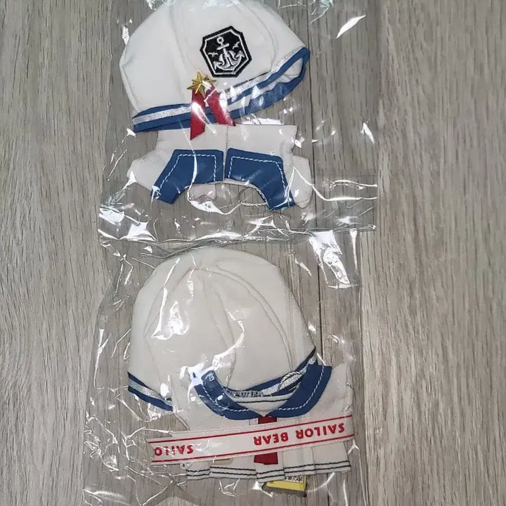 [BUNJANG] 10cm Doll Clothes Sailor Bear Skirt + Pants Set / 10cm 솜인형 옷 breal 옷장 세일러베어 치마+바지 세트