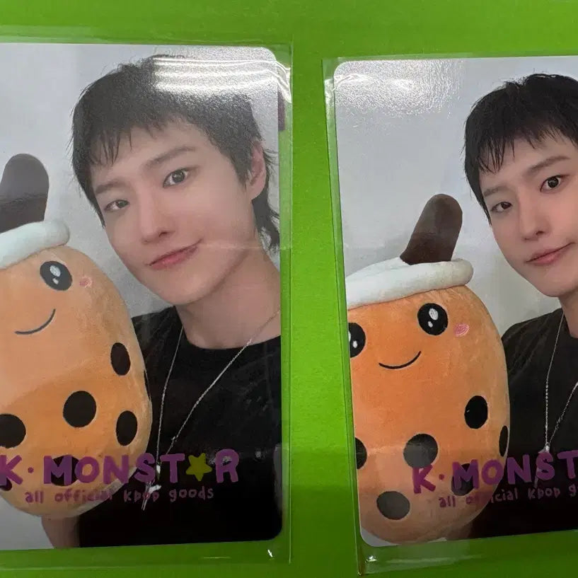 [BUNJANG] WOODZ WOODZ Cho Seung Youn Taiwan Fansign Bubble Tea Photocard Set / WOODZ 우즈 조승연 대만 팬싸 특전 버블티 포카(새상품)세트