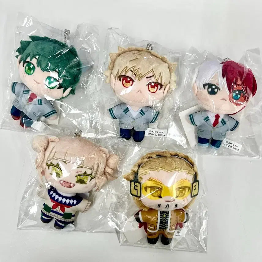 [BUNJANG] My Hero Academia Plush Doll Set (Midoriya, Bakugo) - Sealed / 히로아카 펄누이 미개봉 바쿠고 미도리야 일괄