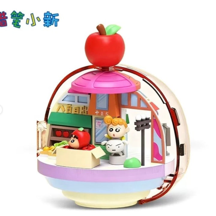 [BUNJANG] Crayon Shin-chan Action Kasukabe Spring House Series Apple / 짱구는 못말려 액션 카스카베 봄날의 집 시리즈 1종 사과
