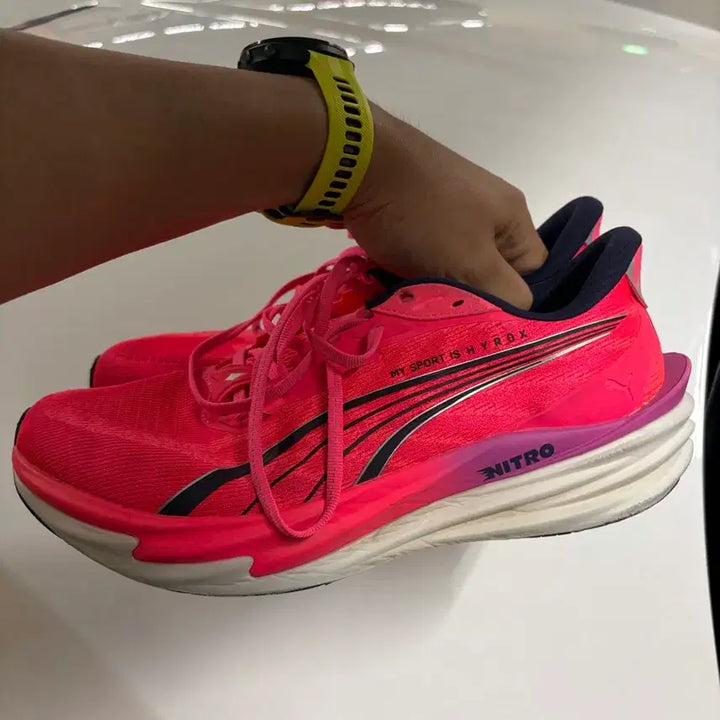 [BUNJANG] Puma Deviate Nitro 4 Highrox Running Shoes Size 290 / puma푸마 디비에이트 나이트로4 하이록스290사이즈