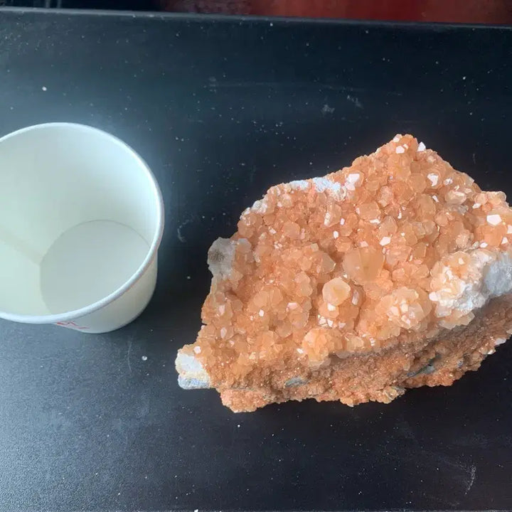 [BUNJANG] Orange Calcite Crystal Mineral Raw Stone / 칼사이트 수정,광물,원석