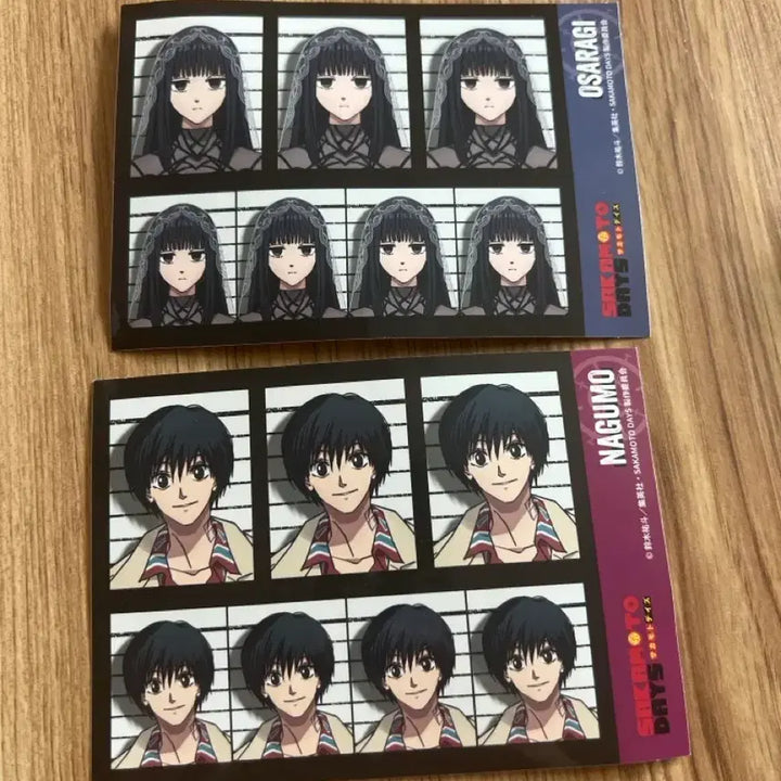 [BUNJANG] Sakamoto Days Osaragi Nagumo Photo Stickers Bundle Set / 사카모토 데이즈 오사라기 나구모 증사 스티커 일괄