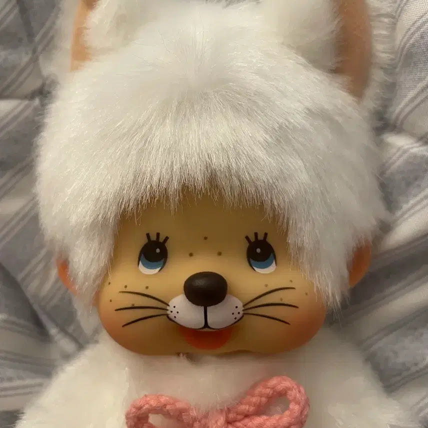 [BUNJANG] Monchhichi Cat Plush / 고양이 몬치치