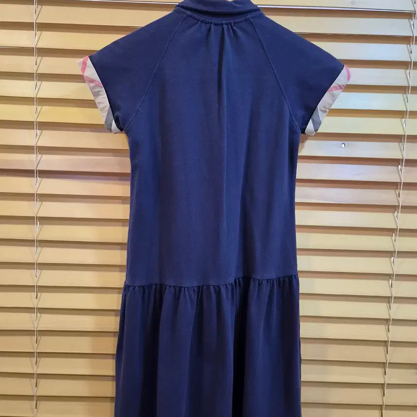 [BUNJANG] Burberry Kids Navy Frill Collar Dress 14Y (160) / 버버리 키즈 네이비 프릴 카라원피스 14Y(160)사이즈