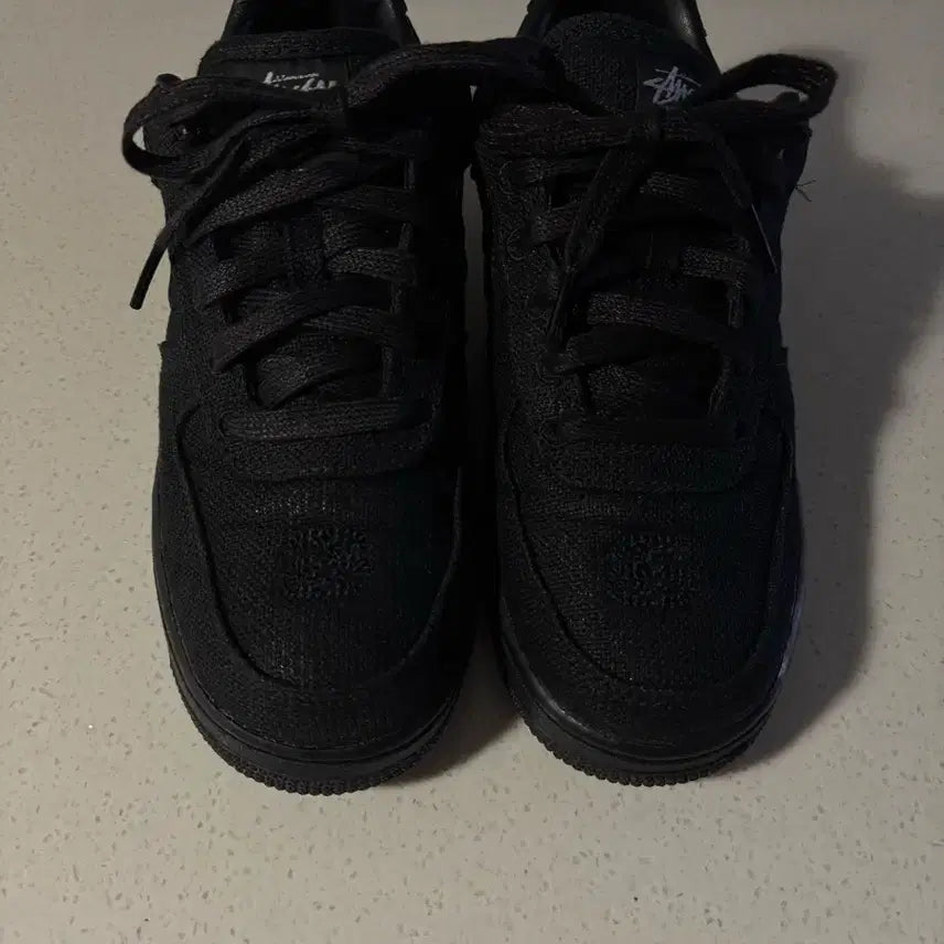 [BUNJANG] Nike x Stussy Air Force Fossil Black / (240) (새 상품) 나이키 x 스투시 에어포스 포실 블랙