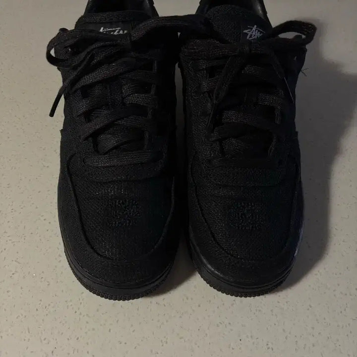 [BUNJANG] Nike x Stussy Air Force Fossil Black / (240) (새 상품) 나이키 x 스투시 에어포스 포실 블랙