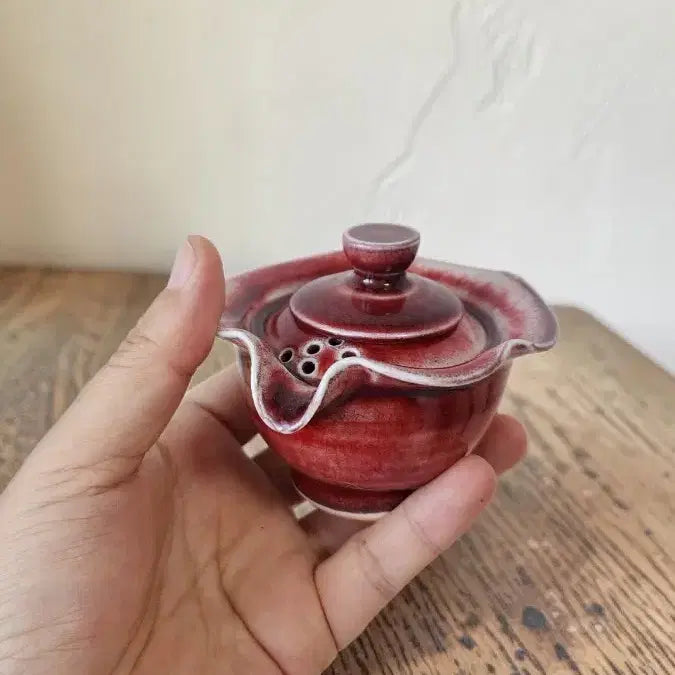 [SOLD OUT] 길천도예 진사 꽃 개완