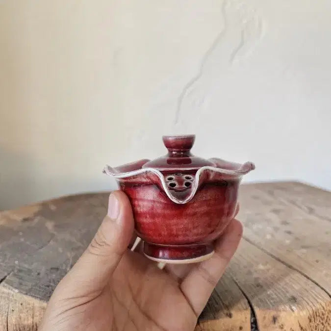 [SOLD OUT] 길천도예 진사 꽃 개완