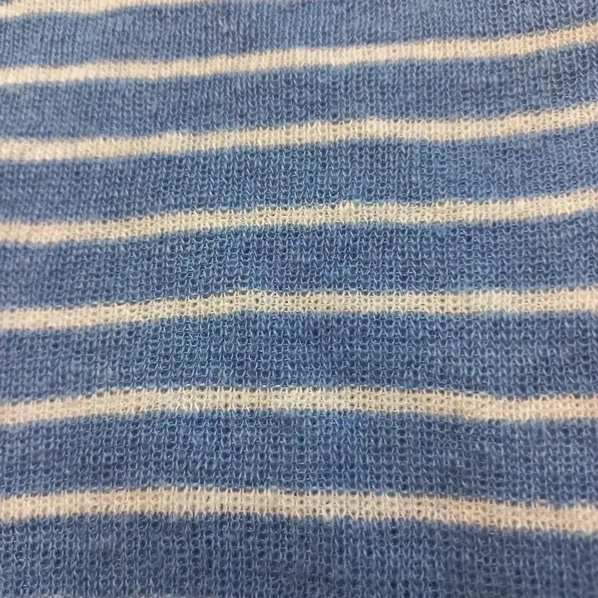 [BUNJANG] Polo Ralph Lauren Striped Linen Polo T-Shirt Size S / 폴로 랄프로렌 스트라이프 린넨 카라티 S