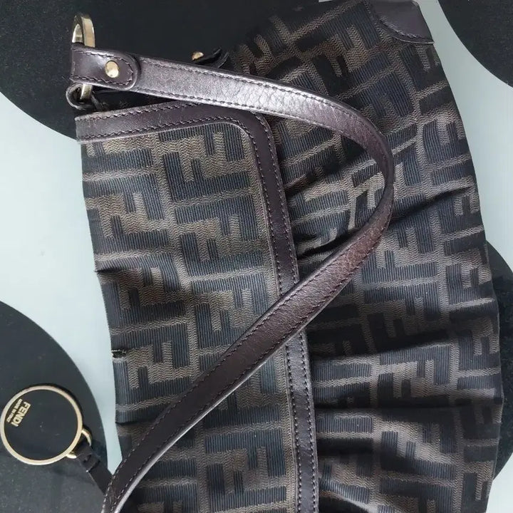 [BUNJANG] Fendi Zucchino Logo Tote Bag Brown 8BR445 / 펜디 쥬카 로고 토트백 브라운 8BR445