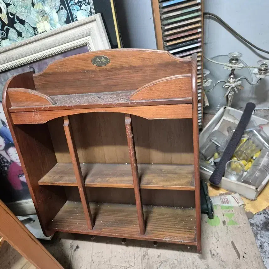 [BUNJANG] 16x60x50cm Vintage Wooden Storage Cabinet / 16   60  50 센치 최상급출고할때딲아드림