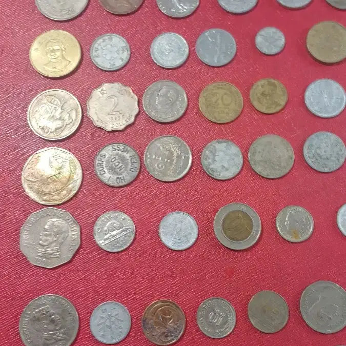 [BUNJANG] Worldwide Coin Collection - 120 Assorted Coins / 다양한 종류의 외국 동전 120개 일괄 ~1