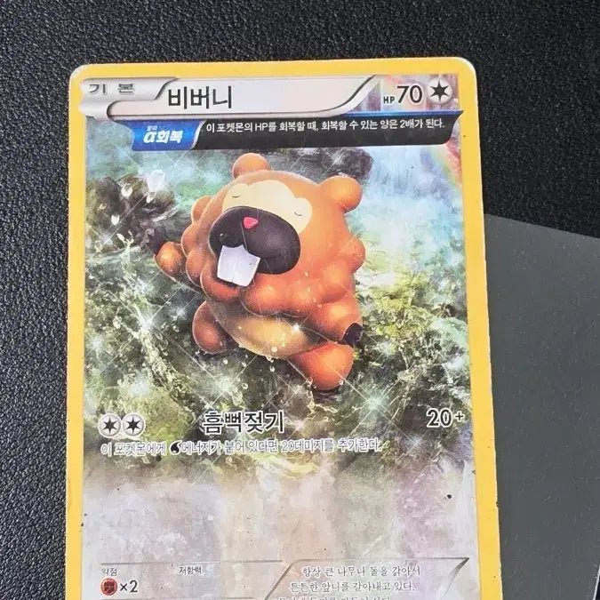 [BUNJANG] Pokemon Card Bibarel Full Art XY5 058/070 / 포켓몬 카드 비버니 풀아트 xy5 058/070