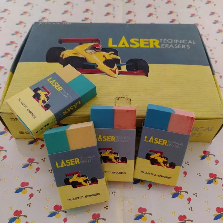 [BUNJANG] 90s Laser Technical Eraser / 90년대 레이저 테크니컬 지우개 /  옛날지우개 고전 문구 빈티지 팬시