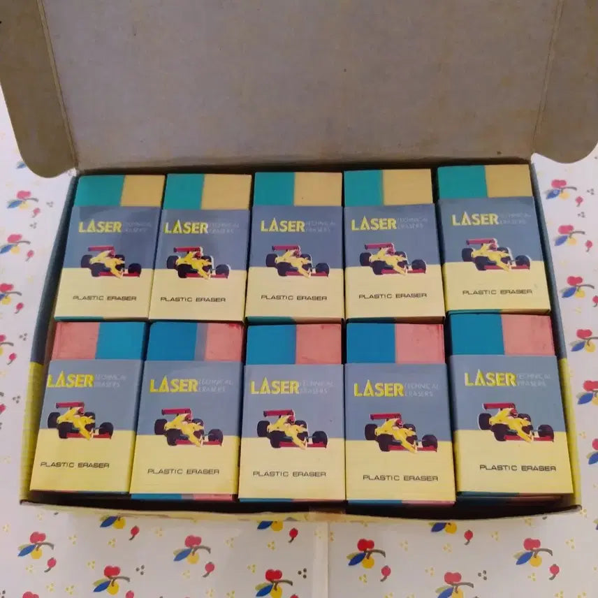 [BUNJANG] 90s Laser Technical Eraser / 90년대 레이저 테크니컬 지우개 /  옛날지우개 고전 문구 빈티지 팬시