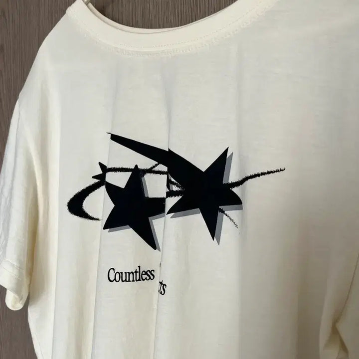 [BUNJANG] Someplace Cropped Short Sleeve T-Shirt Ivory / (정가32,000)썸플레이스 크롭 반팔 티셔츠 아이보리