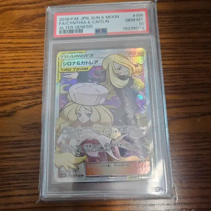 [BUNJANG] Pokemon TCG Japanese Tag Team N Items Catleya PSA 10 / 포켓몬카드 일판 태그팀 난천 카틀레아 psa10