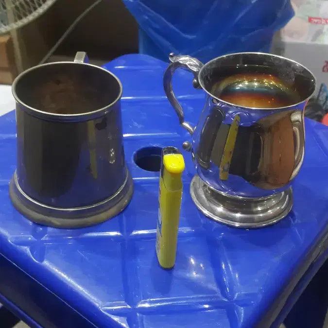 [BUNJANG] 1950s-1979 Sheffield Silver-Plated Cups (Set of 2) / 1979 영국 은도금 컵 2점