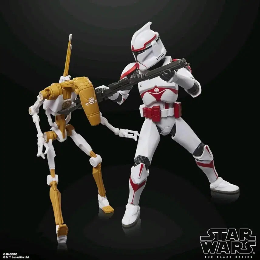 [BUNJANG] Star Wars The Black Series Phase I Clone Trooper &amp; Battle Droid Officer / (미개봉)(택포)스타워즈  블랙시리즈 클론  트루퍼 &amp; 배틀 드로이드