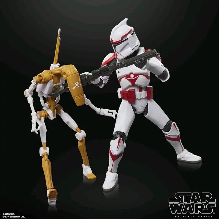 [BUNJANG] Star Wars The Black Series Phase I Clone Trooper &amp; Battle Droid Officer / (미개봉)(택포)스타워즈  블랙시리즈 클론  트루퍼 &amp; 배틀 드로이드