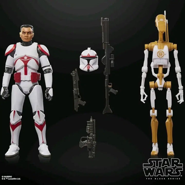 [BUNJANG] Star Wars The Black Series Phase I Clone Trooper &amp; Battle Droid Officer / (미개봉)(택포)스타워즈  블랙시리즈 클론  트루퍼 &amp; 배틀 드로이드
