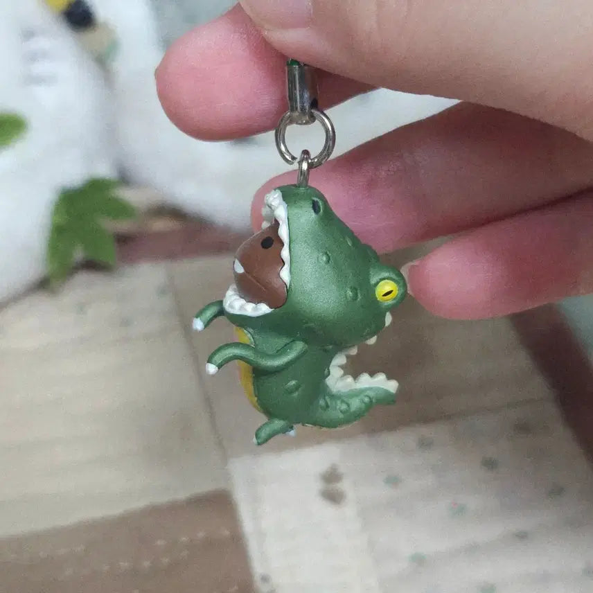 [BUNJANG] Japan Authentic Dinosaur Nameco Keyring Strap / [일본정품] 공룡 나메코 키링 스트랩