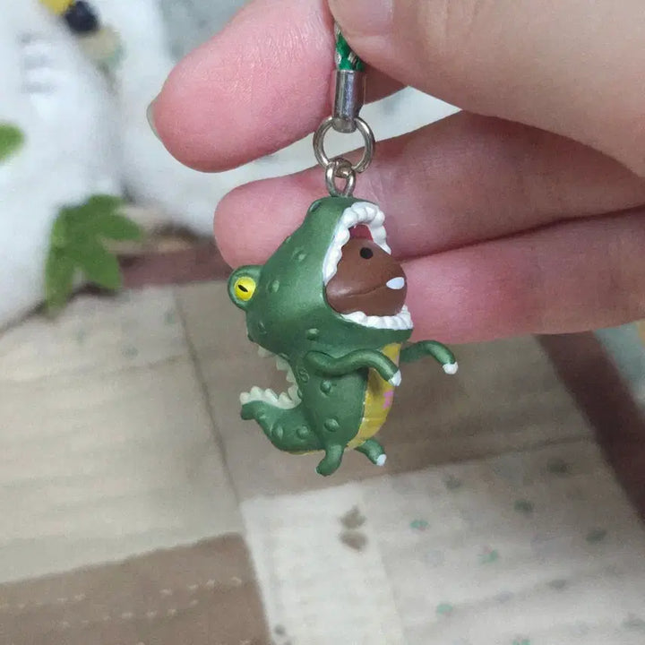 [BUNJANG] Japan Authentic Dinosaur Nameco Keyring Strap / [일본정품] 공룡 나메코 키링 스트랩