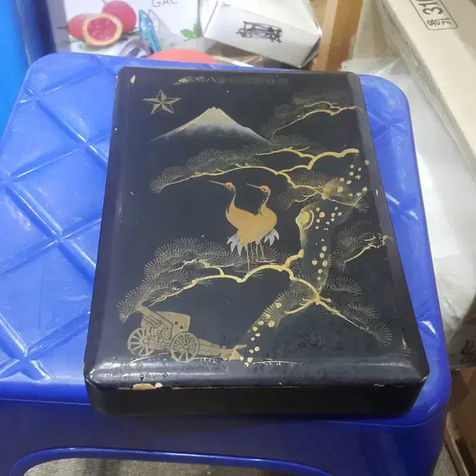 [BUNJANG] WWII Japanese Army Inkstone Box (Yamaguchi/Matsui) / 제 2차대전 일본군 벼루함