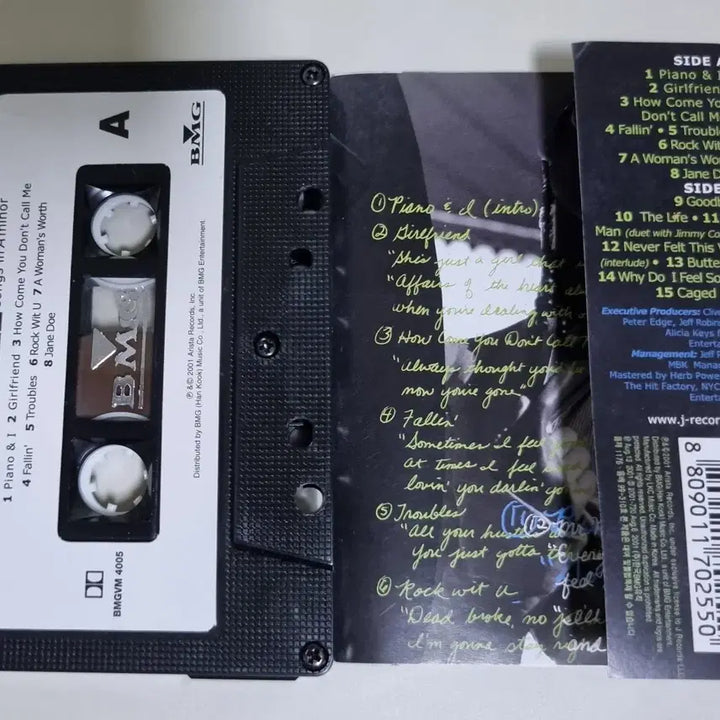 [BUNJANG] Alicia Keys Songs in A Minor Cassette Tape / 알리샤 키스 Songs in A minor 1집 (카세트테이프)