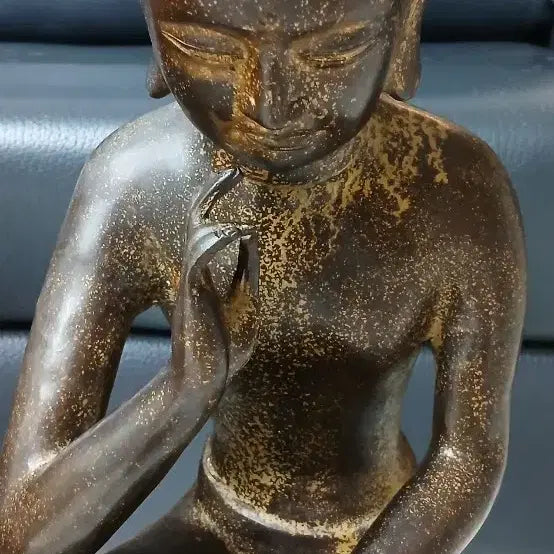 [BUNJANG] Bronze Half-Seated Maitreya Buddha Statue / 청동반가사유상