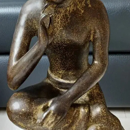 [BUNJANG] Bronze Half-Seated Maitreya Buddha Statue / 청동반가사유상
