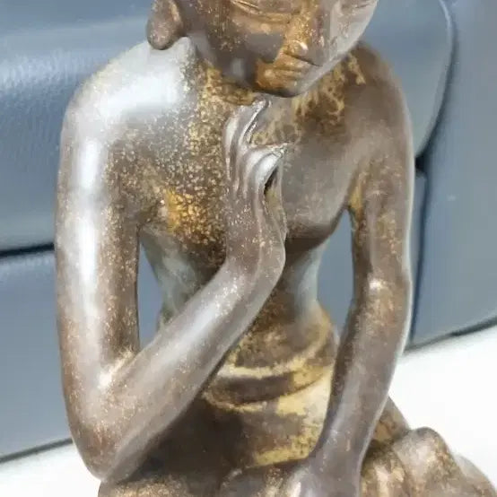 [BUNJANG] Bronze Half-Seated Maitreya Buddha Statue / 청동반가사유상