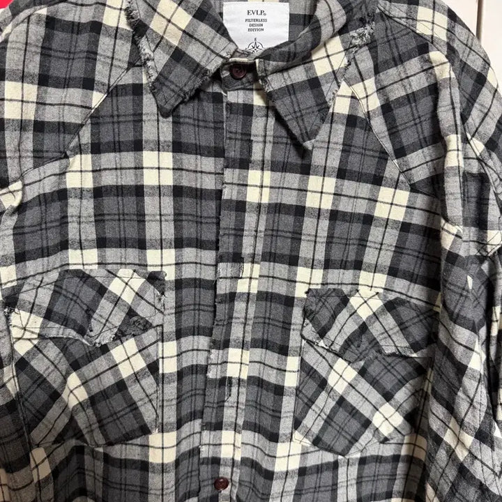 [SOLD OUT] EVLP 엔벨로프 체크셔츠