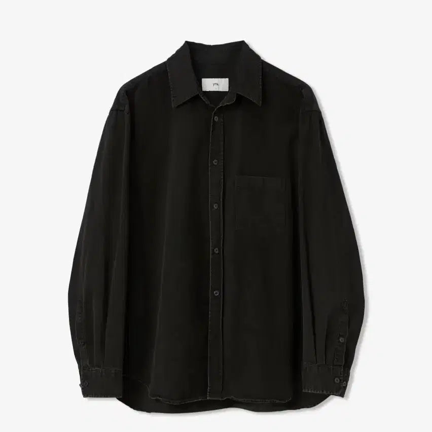 [SOLD OUT] 이얼즈어고 포이카 코튼 드릴 셔츠 더스티 블랙 S