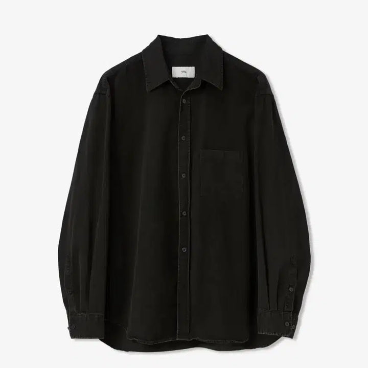 [SOLD OUT] 이얼즈어고 포이카 코튼 드릴 셔츠 더스티 블랙 S