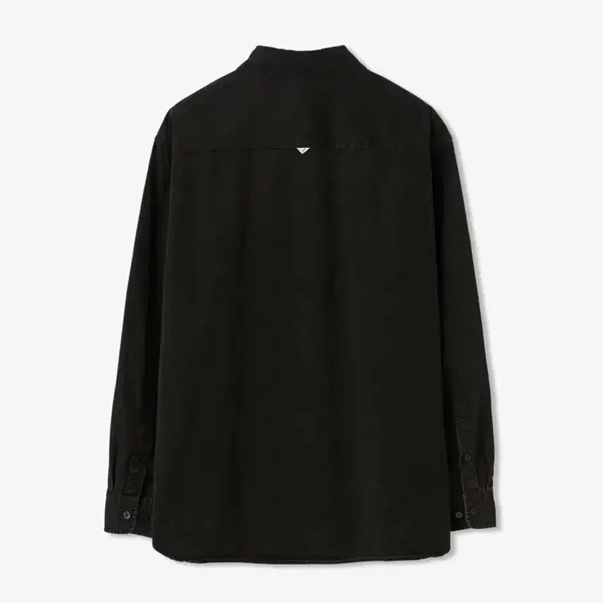 [SOLD OUT] 이얼즈어고 포이카 코튼 드릴 셔츠 더스티 블랙 S