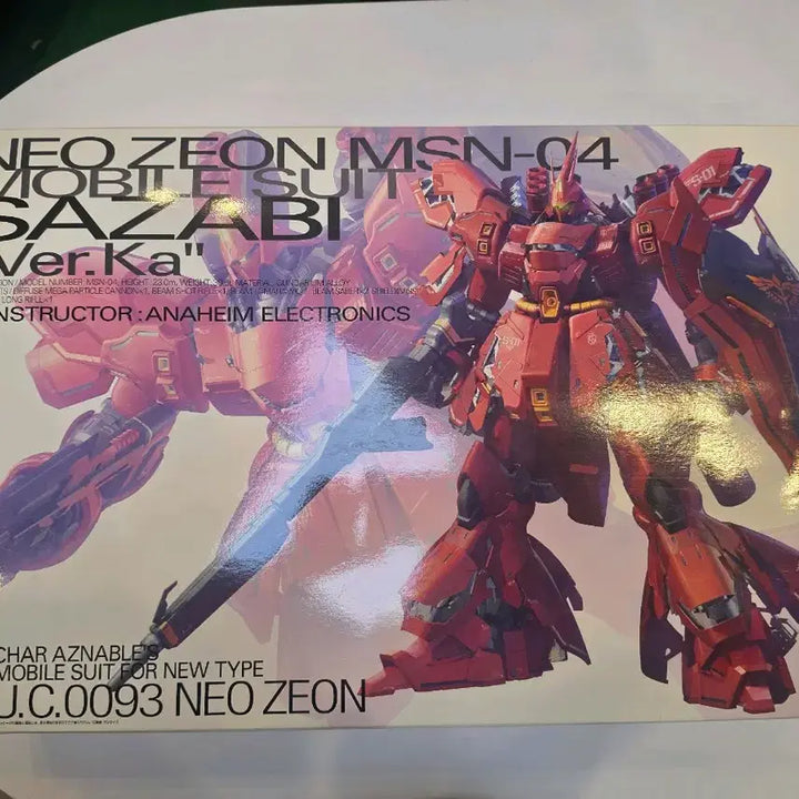 [BUNJANG] Sazabi Ver. Ka (Unpainted Build) Model Kit / 사자비 버카 가조립 판매 합니다