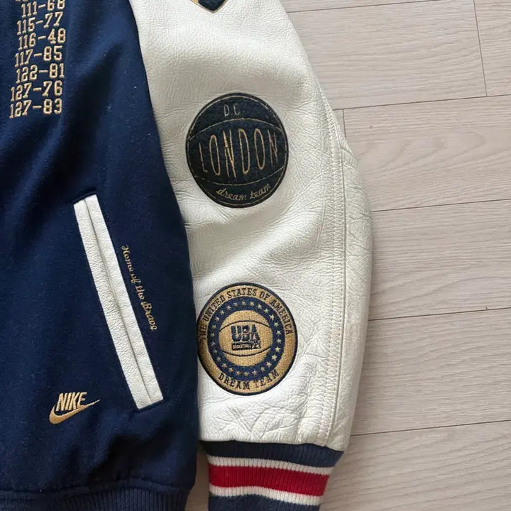 [BUNJANG] Nike Dream Team 20th Anniversary Destroyer Varsity Jacket / 나이키 드림팀 20주년 디스트로이어 바시티 자켓