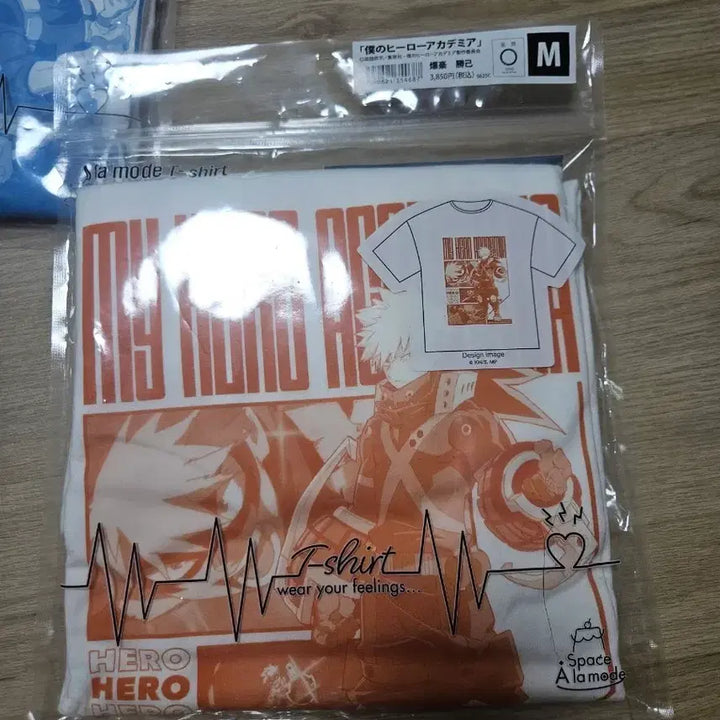 [BUNJANG] My Hero Academia Bakugo Todoroki Midoriya T-Shirt (M Size) / 나의 히어로 아카데미아 티셔츠 바쿠고 토도로키 미도리야