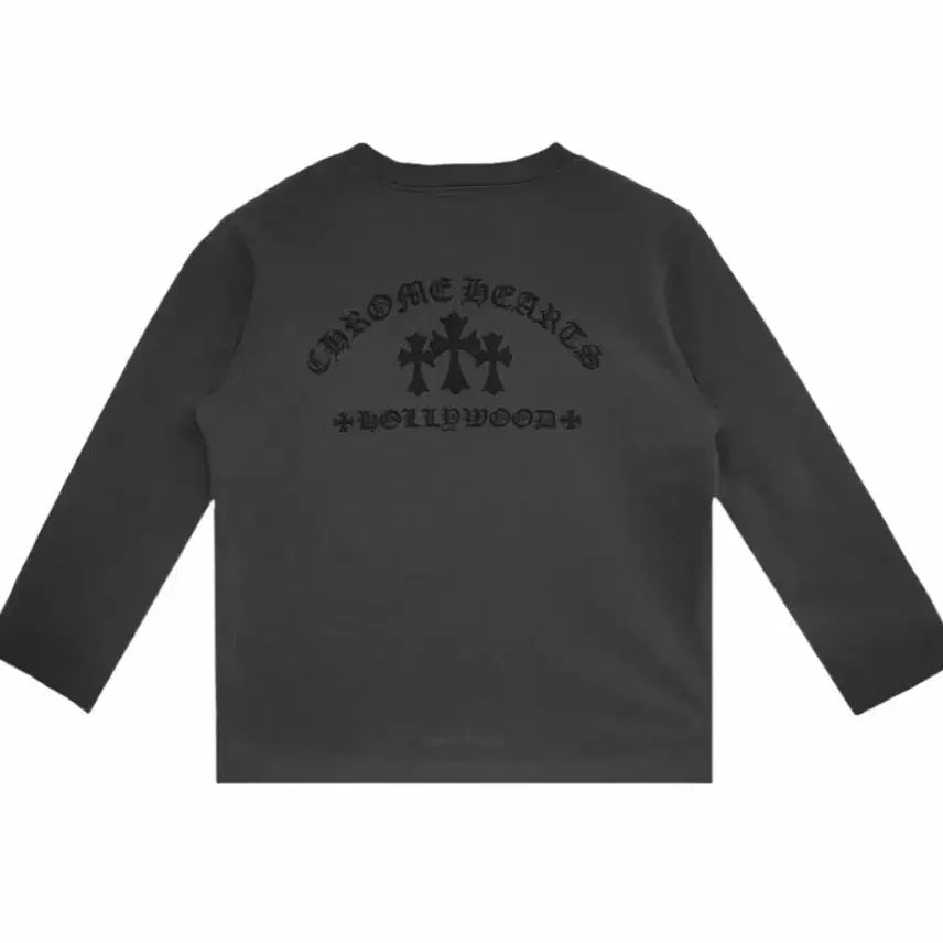 [BUNJANG] Chrome Hearts Triple Cross Hollywood Long Sleeve Black / 크롬하츠 트리플 크로스 헐리우드 롱슬리브 블랙