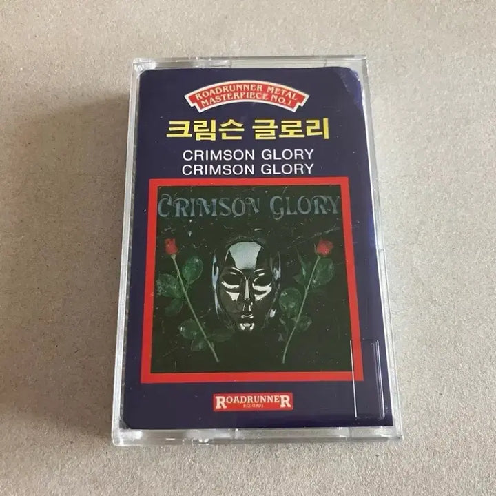 [BUNJANG] Crimson Glory 1st Album Debut Cassette Tape / 80년대 크림슨 글로리 1집 데뷔 앨범 헤비메탈 카세트테이프