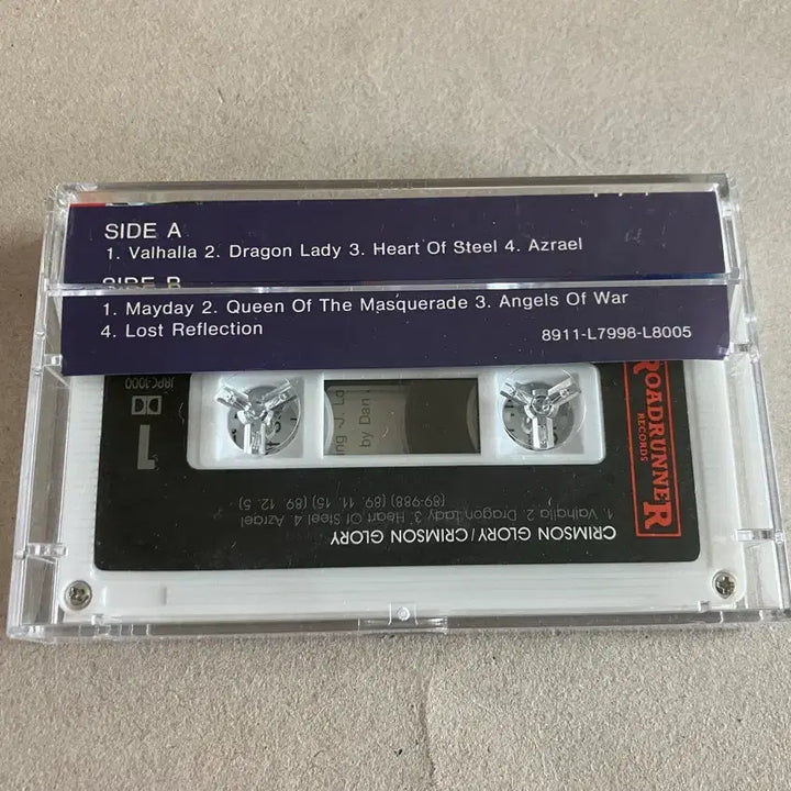 [BUNJANG] Crimson Glory 1st Album Debut Cassette Tape / 80년대 크림슨 글로리 1집 데뷔 앨범 헤비메탈 카세트테이프