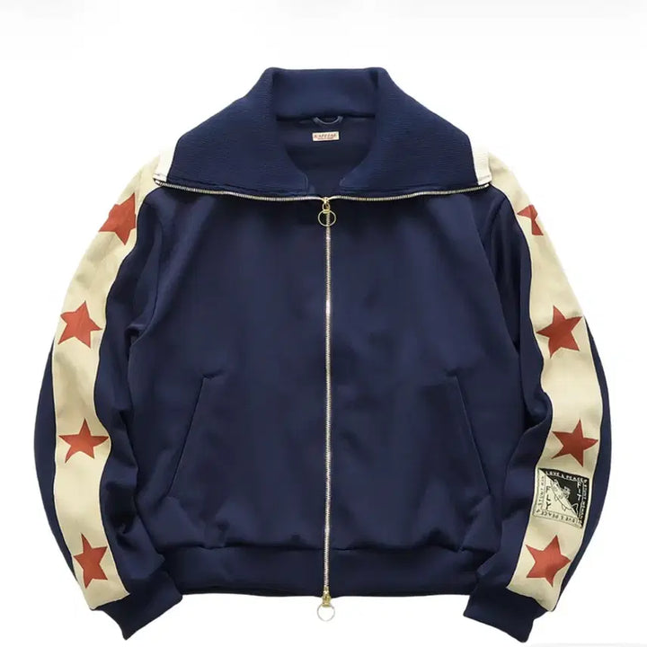 [BUNJANG] Kapital Smooth Jersey Sailor Track Jacket Navy Red Size 3 / 캐피탈 스무스 저지 세일러 트랙 자켓 벳시 로스 네이비 레드 3사이즈