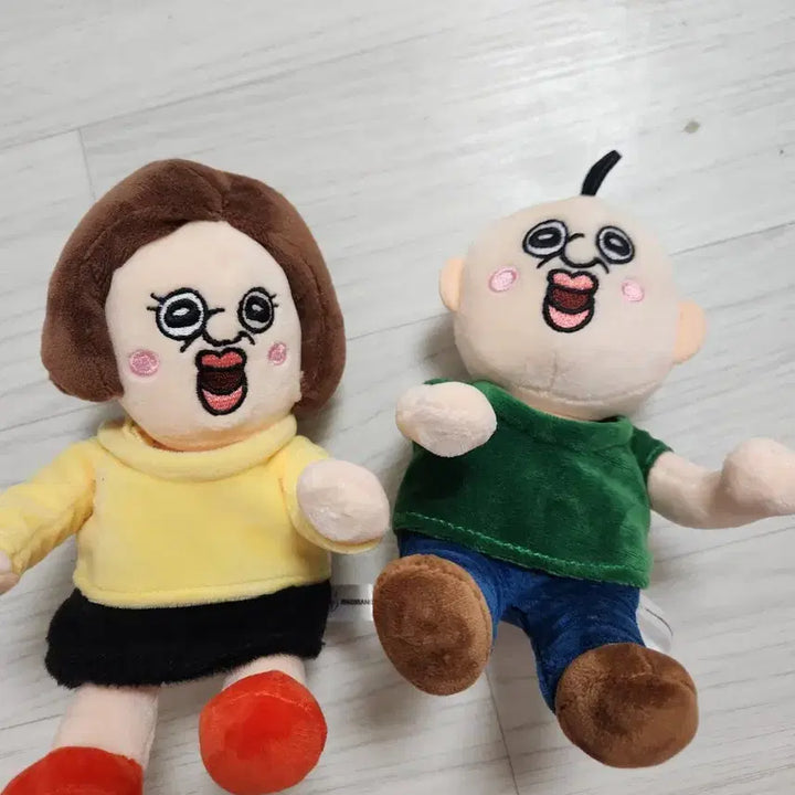 [BUNJANG] BbangBbangYi &amp; OckJi Magnetic Doll Set / 빵빵이 옥지 자석 인형 세트